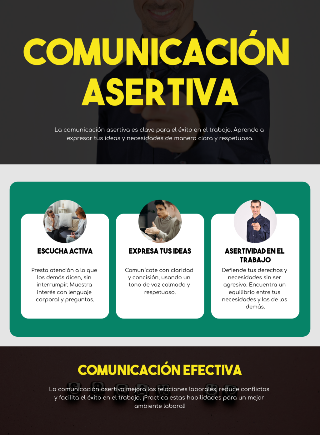 COMUNICACIÓN ASERTIVA EN EL LUGAR DE TRABAJO IAFI